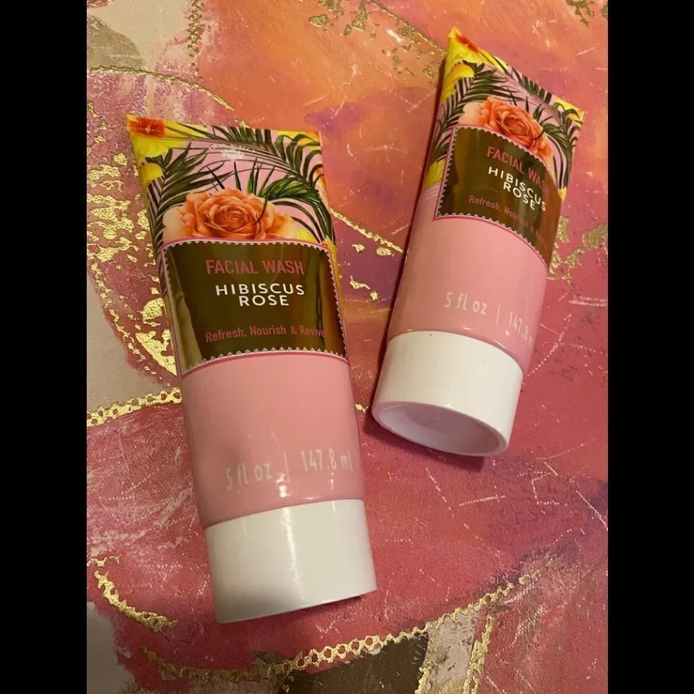 🛍Bolero of Beverly Hills hibiscus 🌺 Rose Facial Wash 5 fl OZ / 147.8 ml